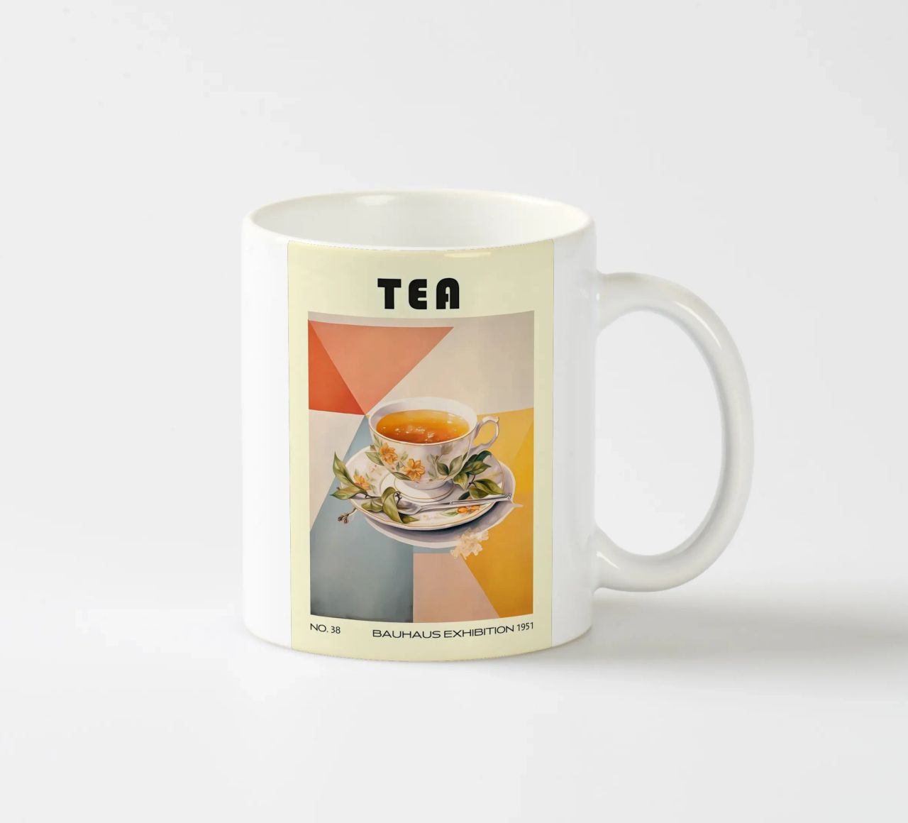 Thé Bauhaus Teatime Kitchen mug en céramique de Karraker
