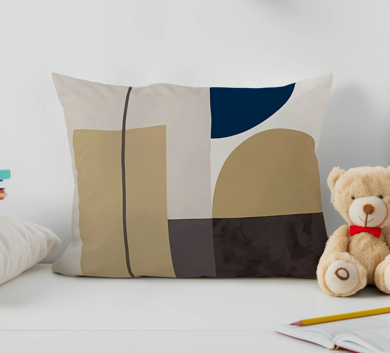 GEOMETRIC ABSTRACT 619A decorative cushion by Iracheta