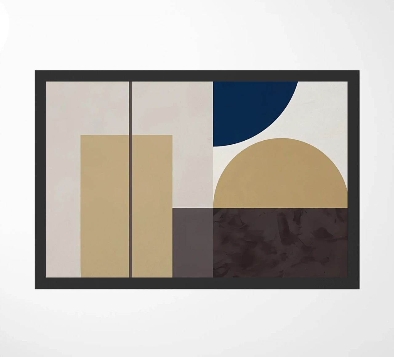 GEOMETRIC ABSTRACT 619A doormat by Iracheta