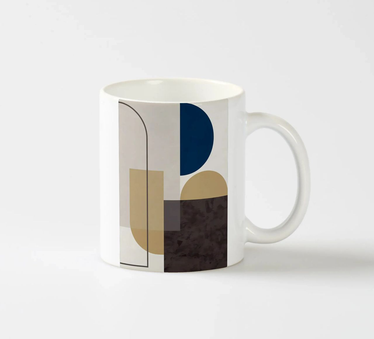 GEOMETRIC ABSTRACT 619A ceramic mug by Iracheta