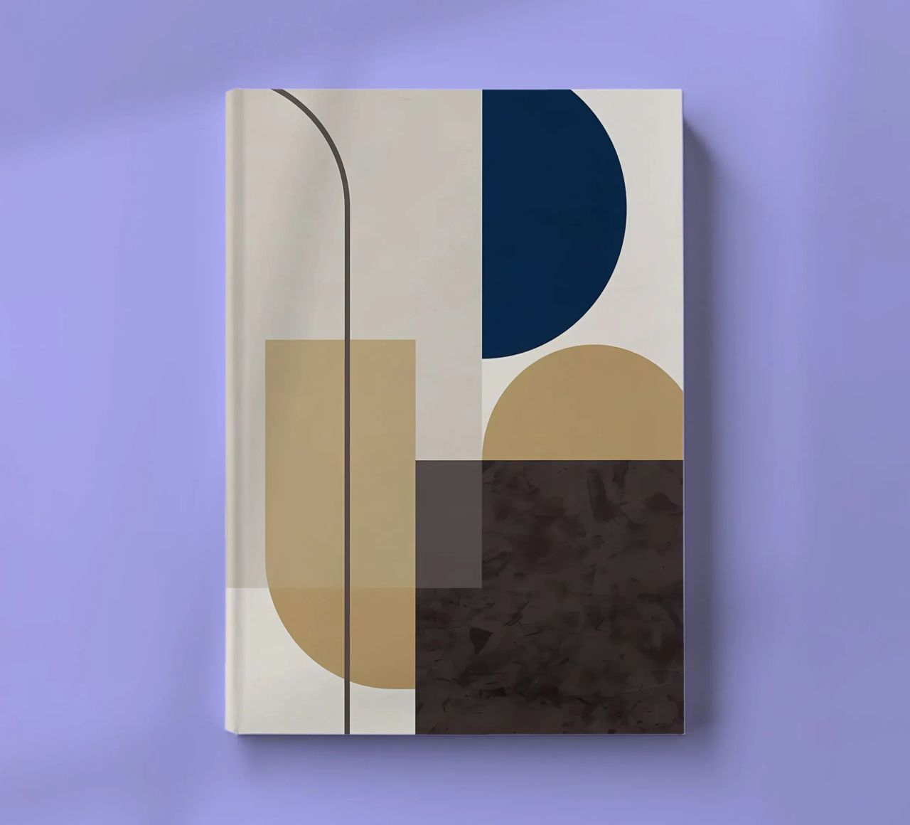 GEOMETRIC ABSTRACT 619A notebook by Iracheta