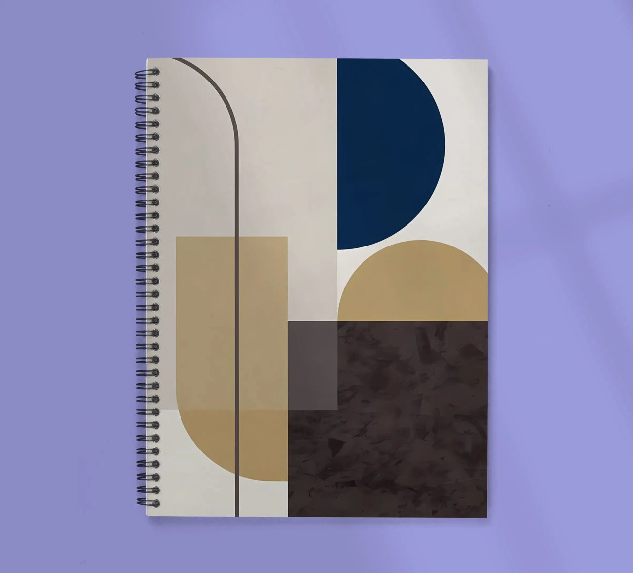 GEOMETRIC ABSTRACT 619A spiral notebook by Iracheta