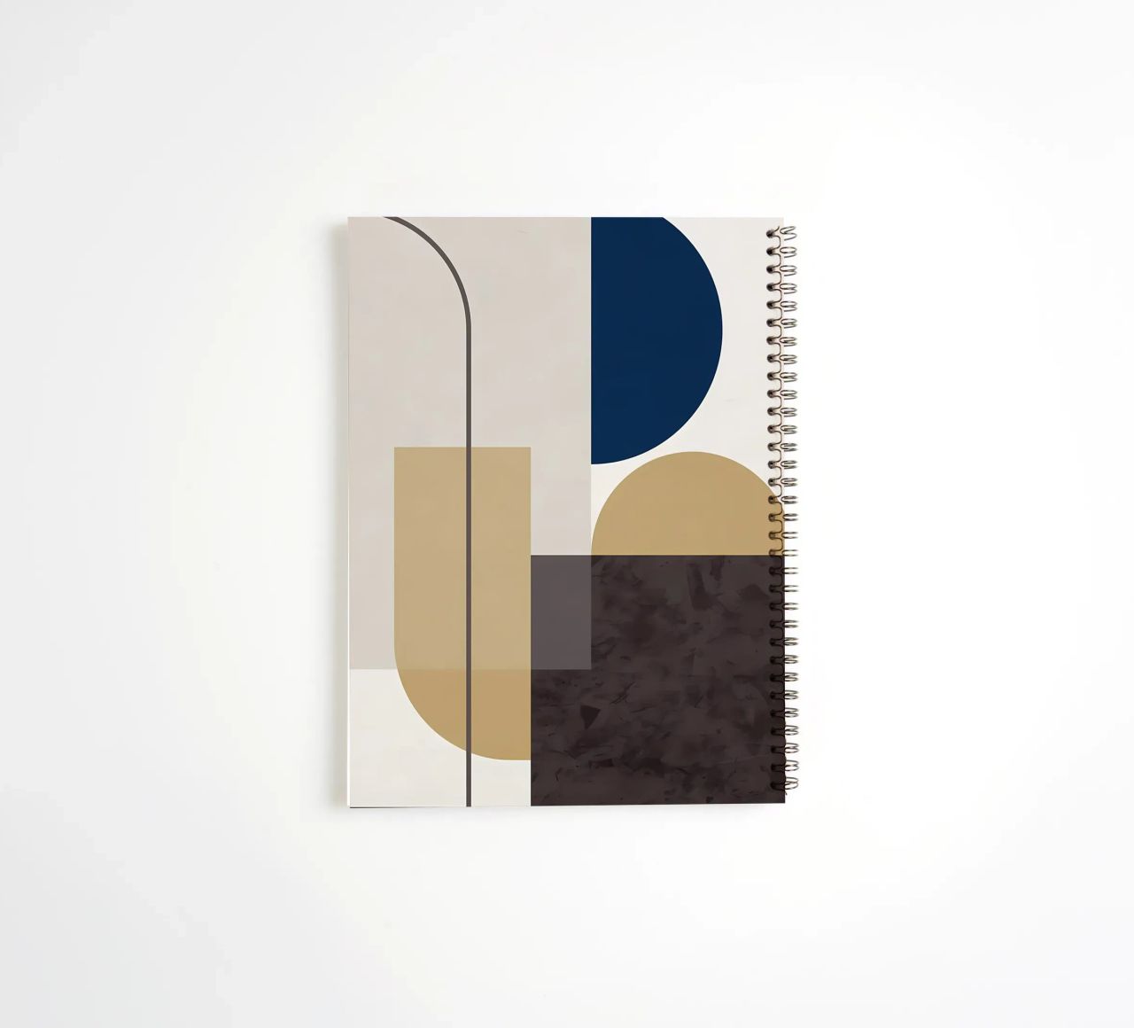 GEOMETRIC ABSTRACT 619A spiral notebook by Iracheta