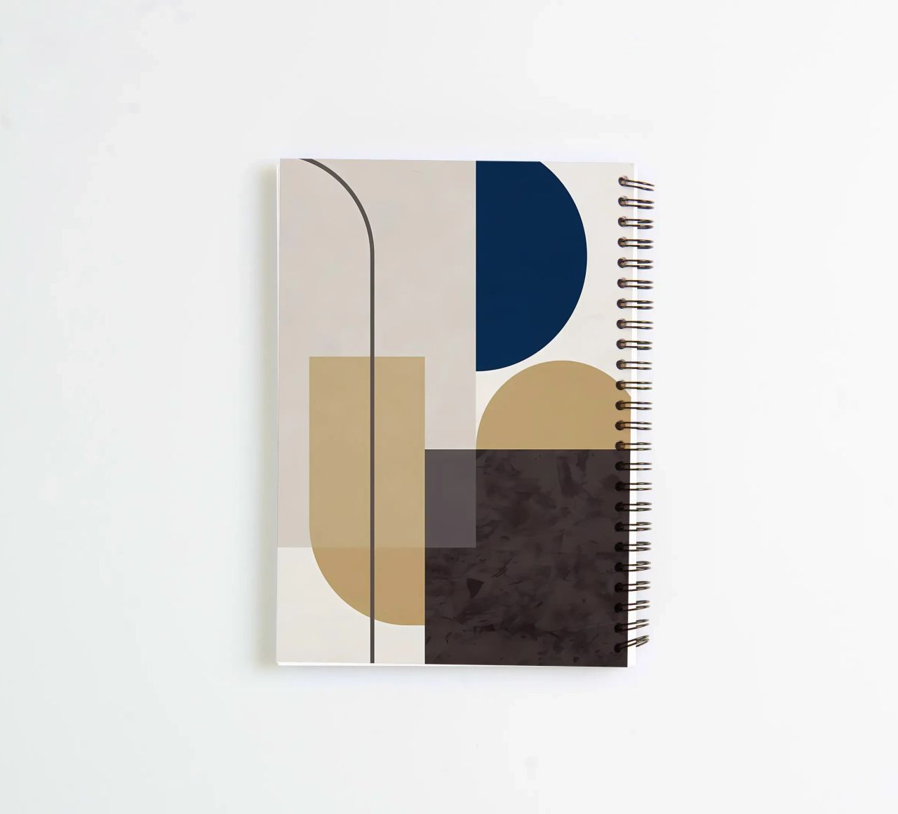 GEOMETRIC ABSTRACT 619A spiral notebook by Iracheta
