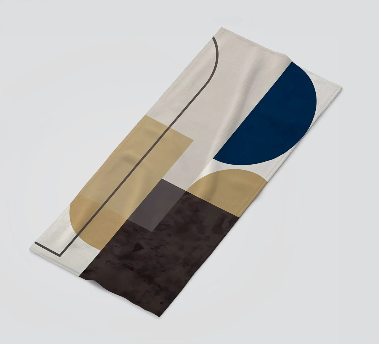 GEOMETRIC ABSTRACT 619A beach towel by Iracheta