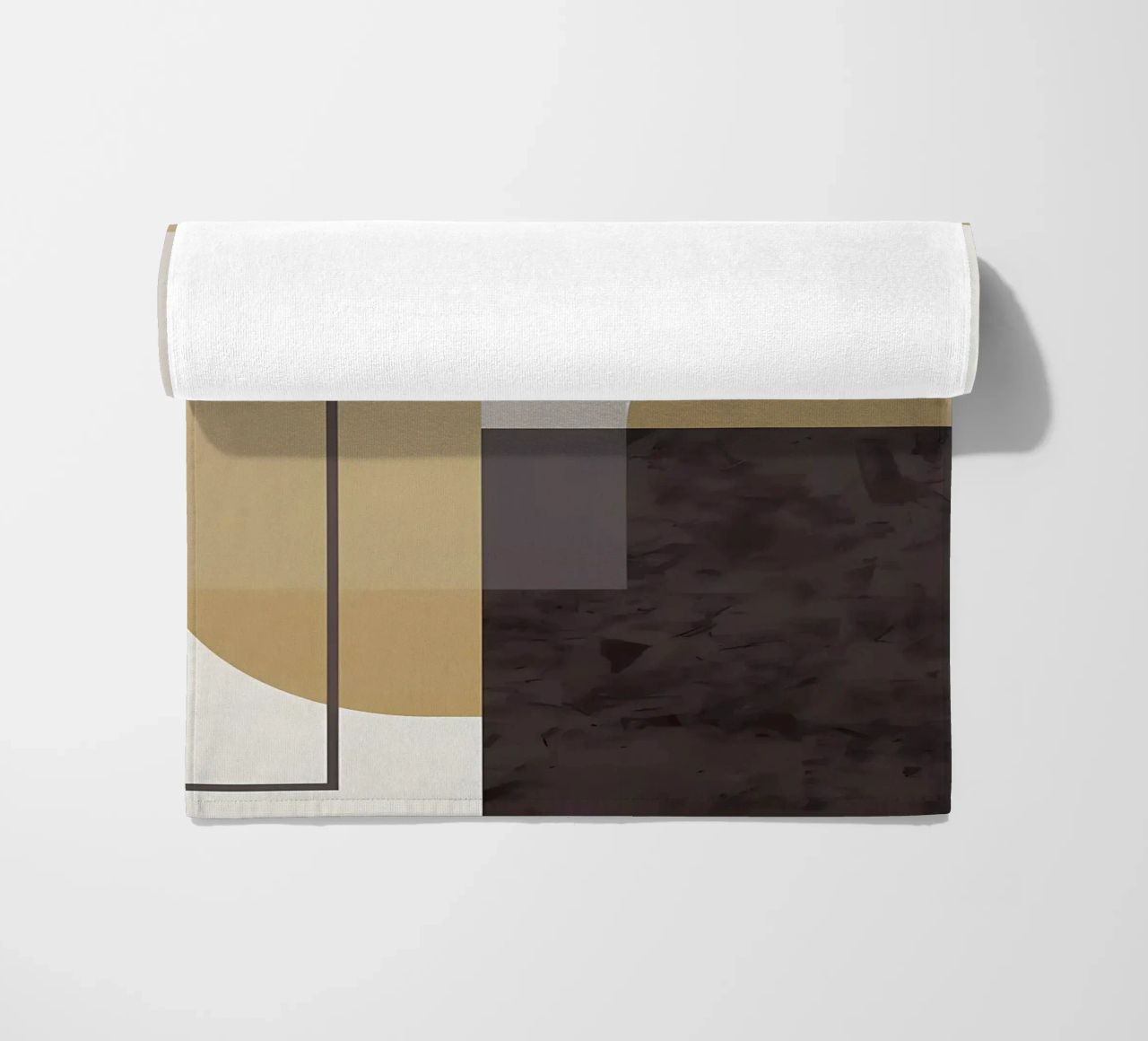 GEOMETRIC ABSTRACT 619A beach towel by Iracheta