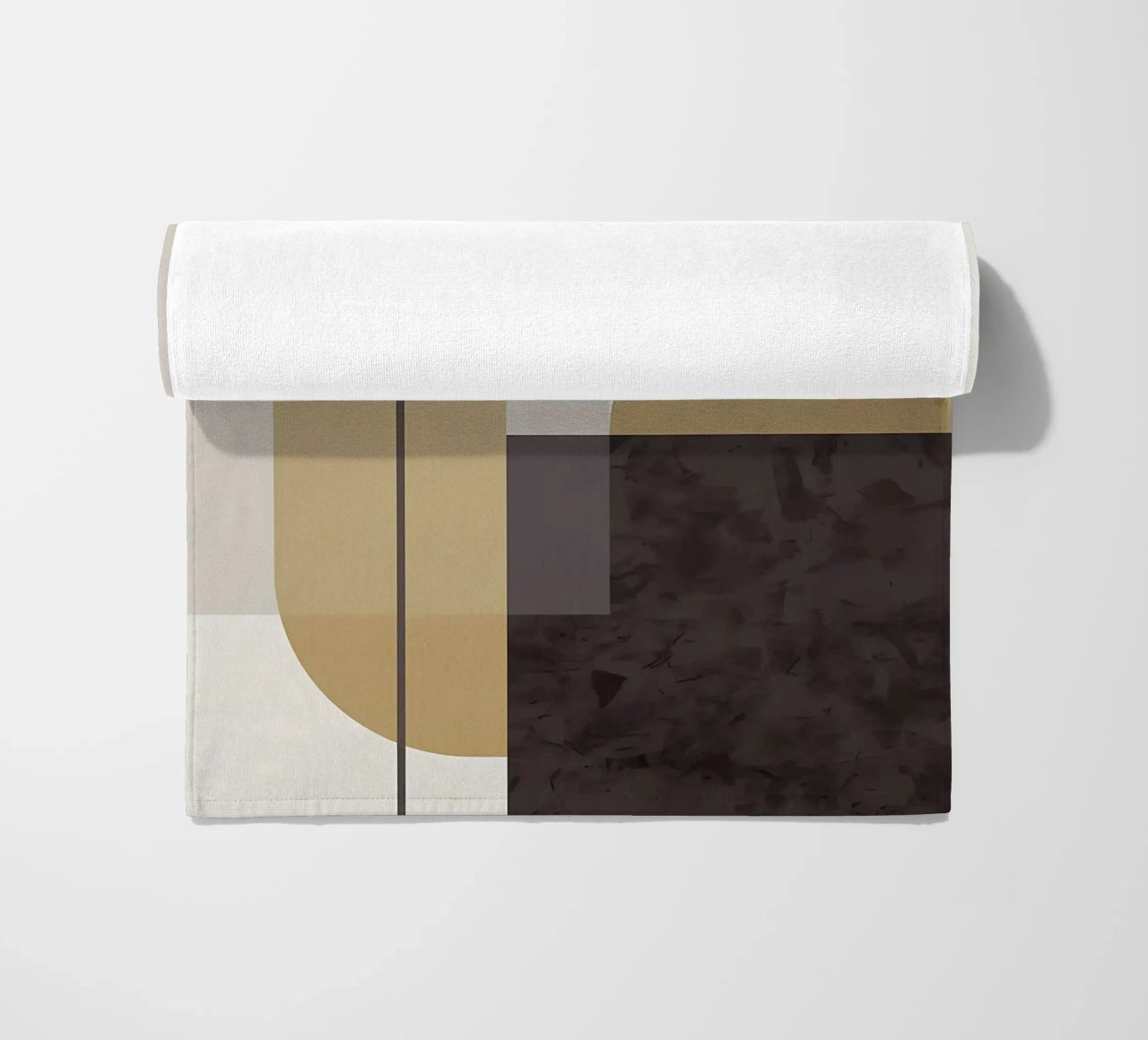 GEOMETRIC ABSTRACT 619A beach towel by Iracheta