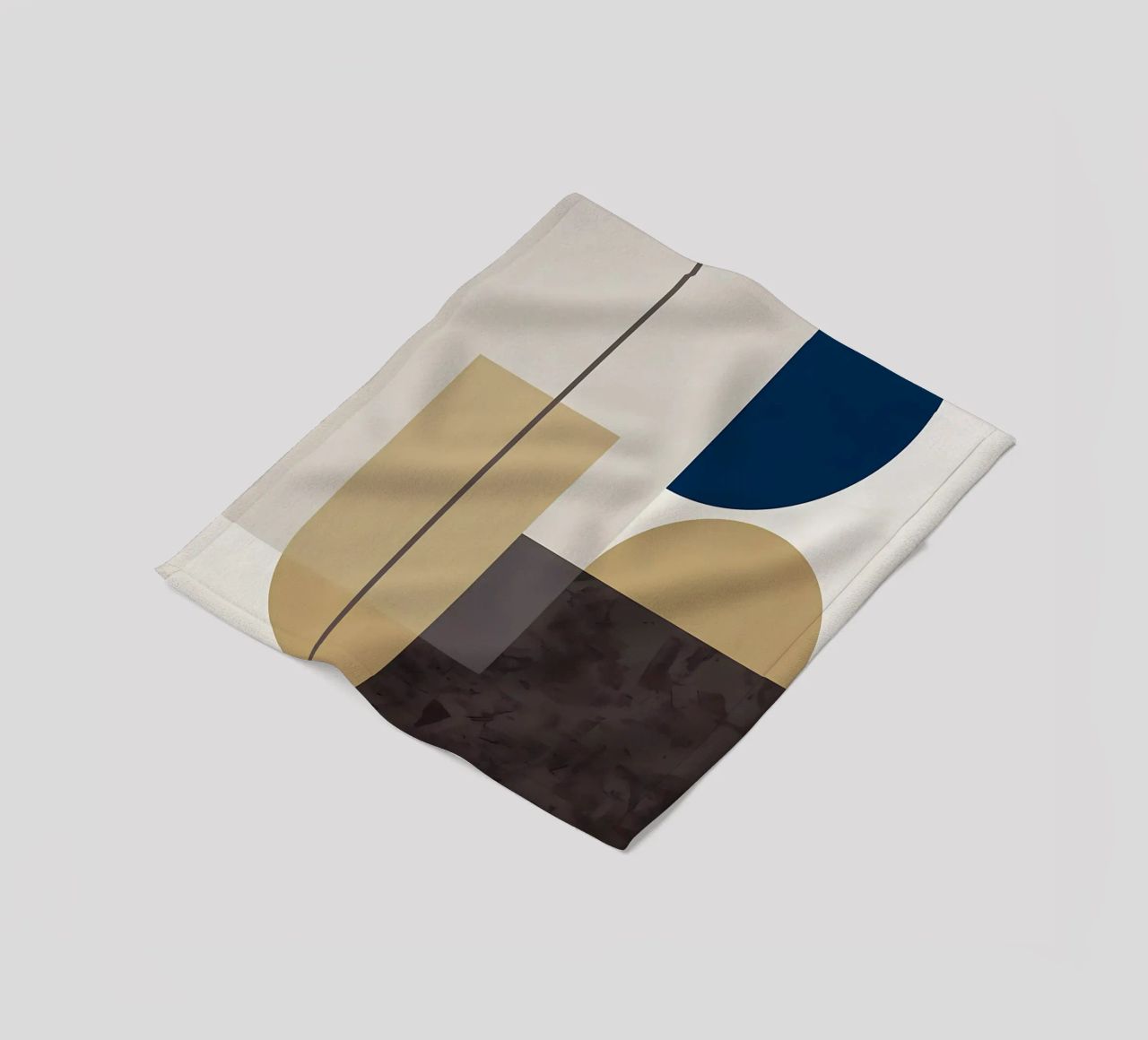 GEOMETRIC ABSTRACT 619A fleece blanket by Iracheta