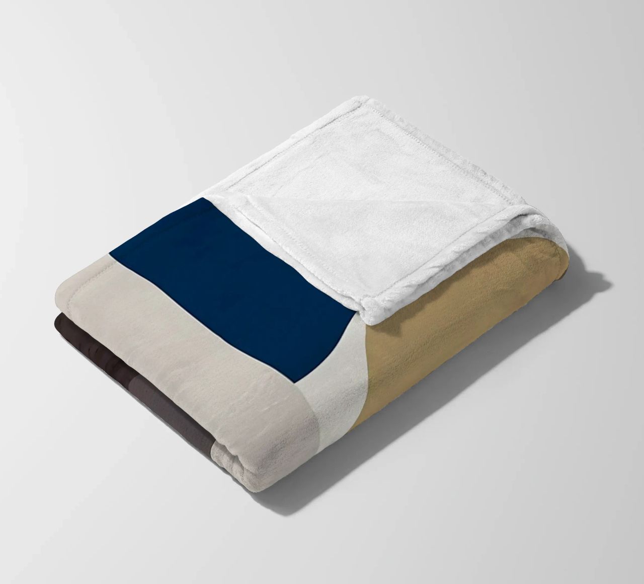 GEOMETRIC ABSTRACT 619A fleece blanket by Iracheta