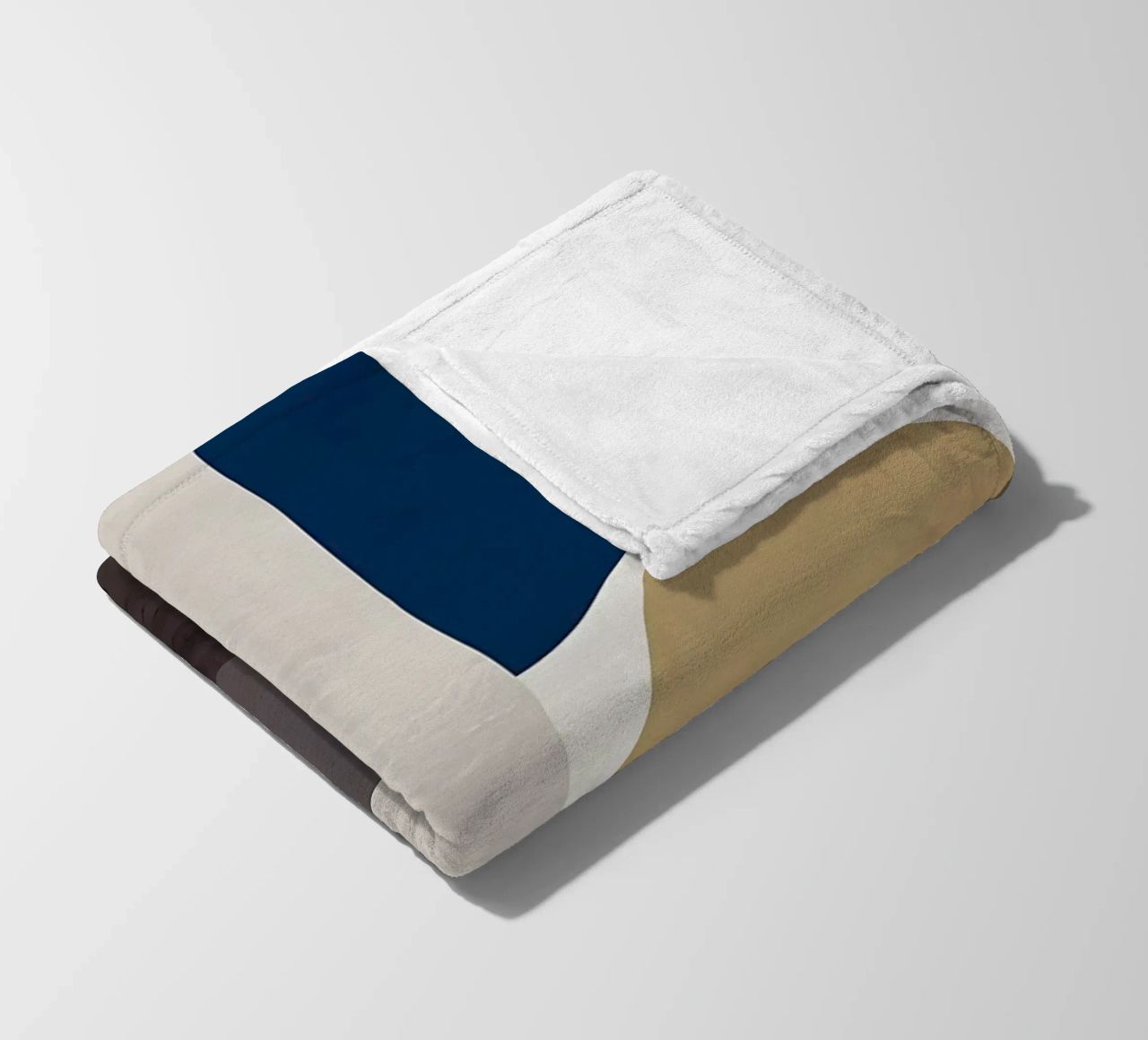 GEOMETRIC ABSTRACT 619A fleece blanket by Iracheta