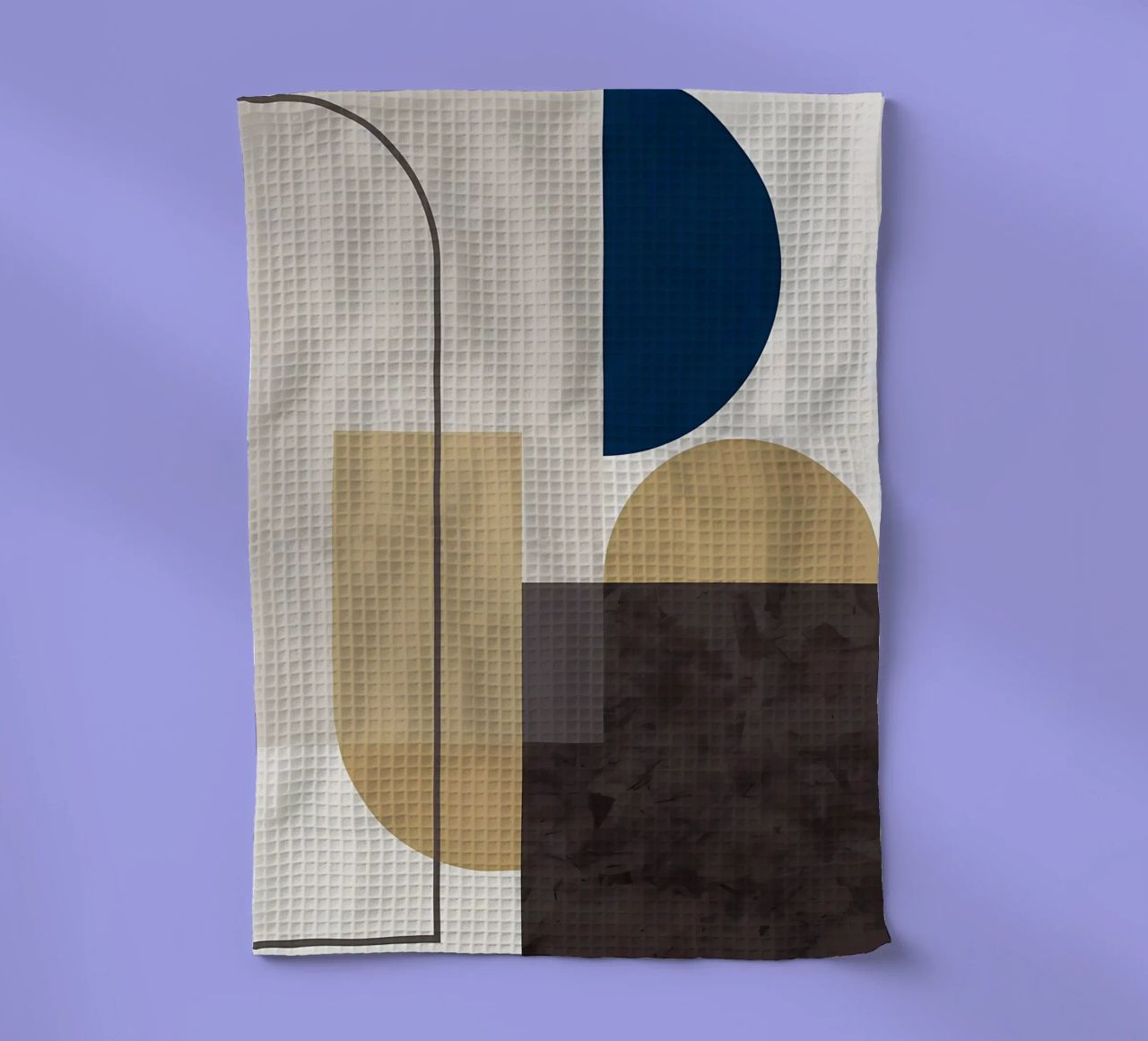 GEOMETRIC ABSTRACT 619A tea towel by Iracheta