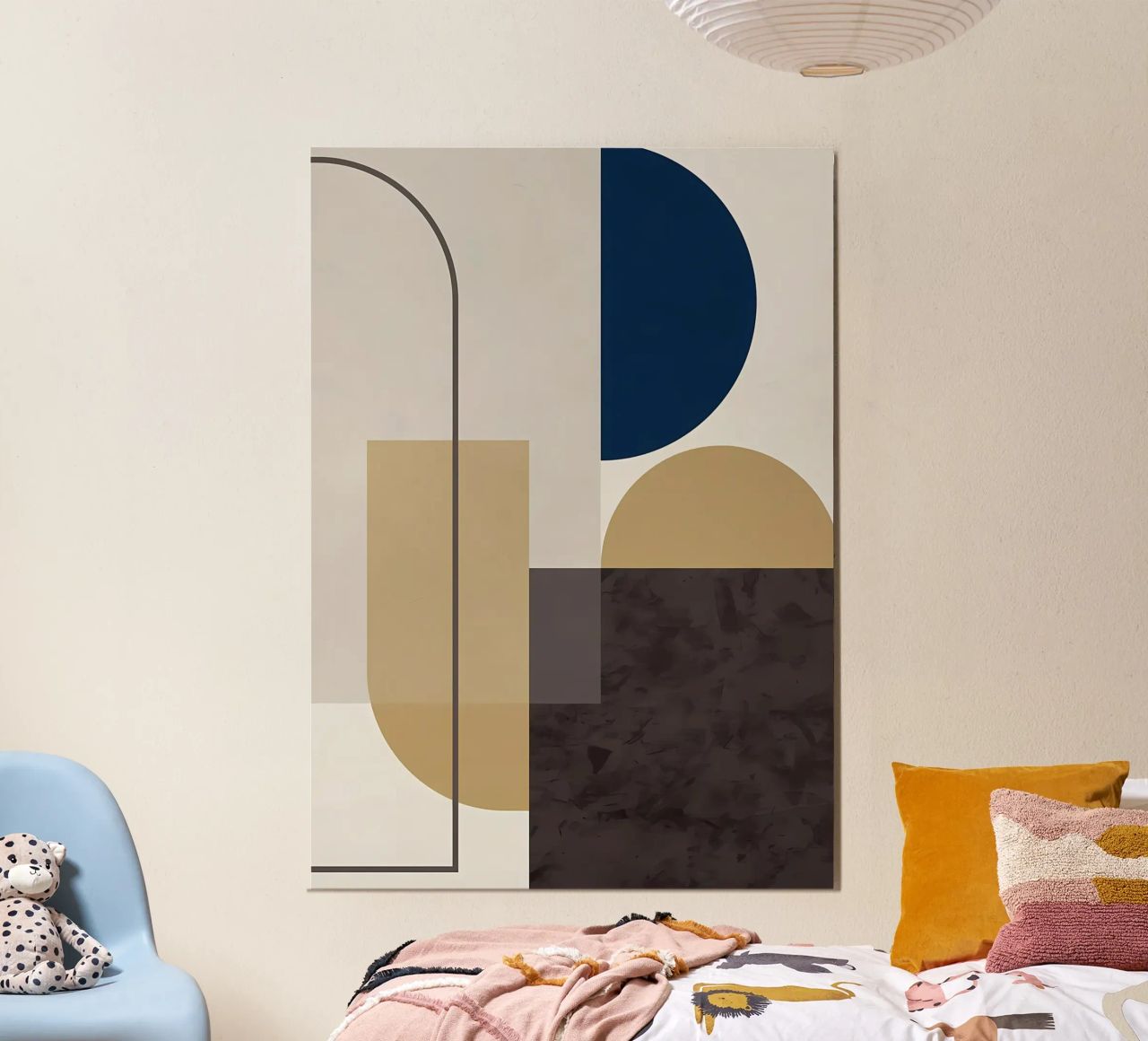 GEOMETRIC ABSTRACT 619A poster by Iracheta