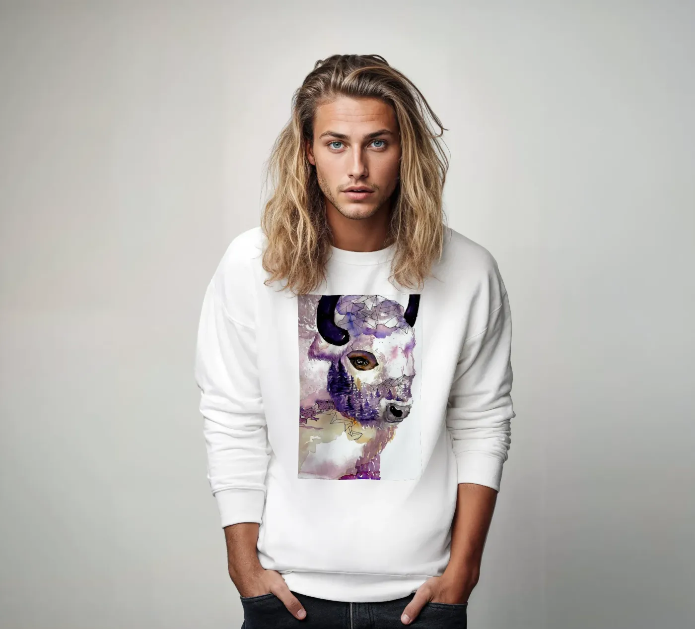 Buffalo felpa da Larissa van der Laan