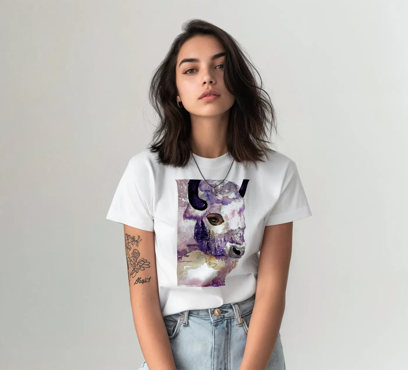 Buffalo t-shirt da Larissa van der Laan