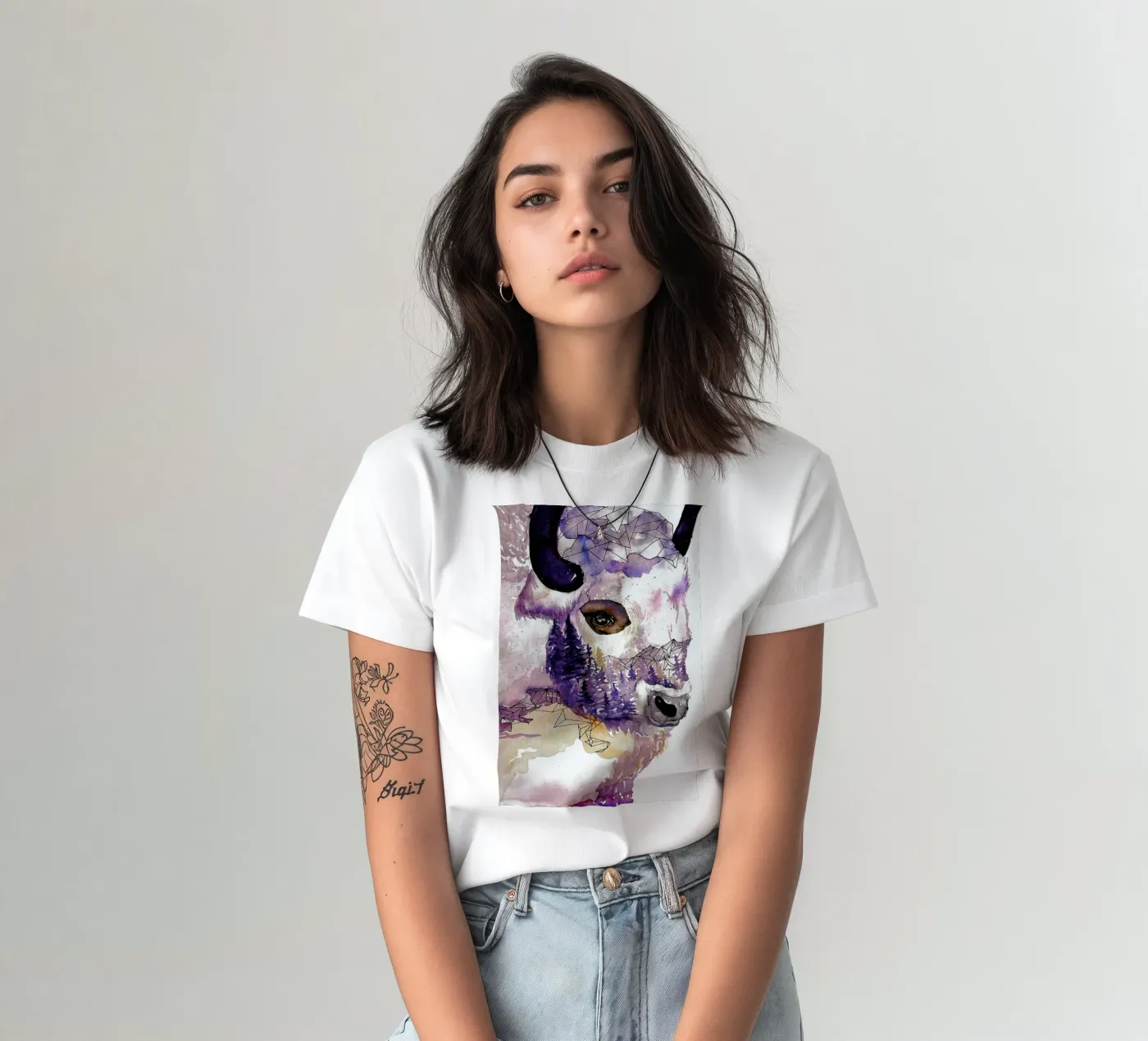 Buffalo t-shirt da Larissa van der Laan