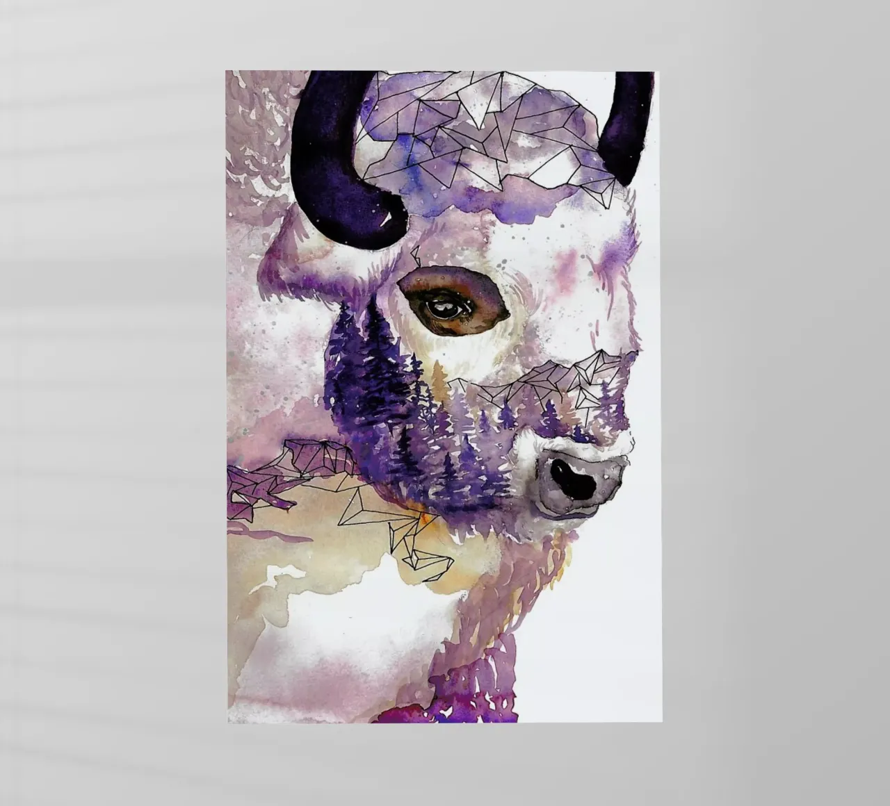 Buffalo pellicola backlit da Larissa van der Laan