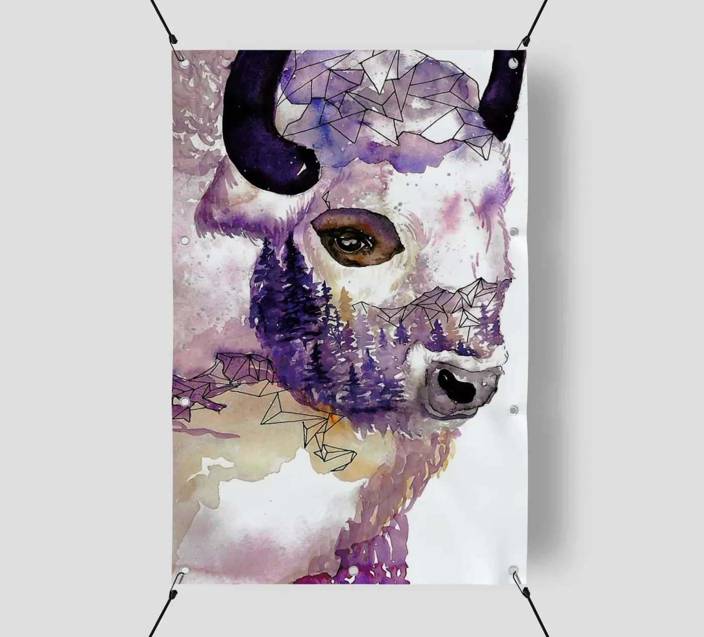 Buffalo telo in pvc da Larissa van der Laan