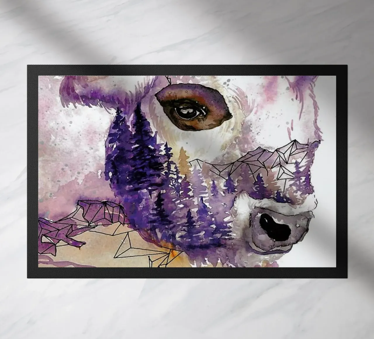 Buffalo Fußmatte von Larissa van der Laan