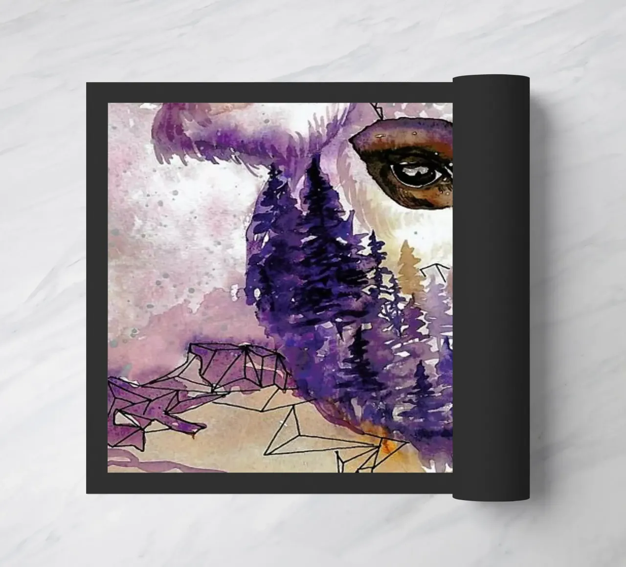 Buffalo Fußmatte von Larissa van der Laan