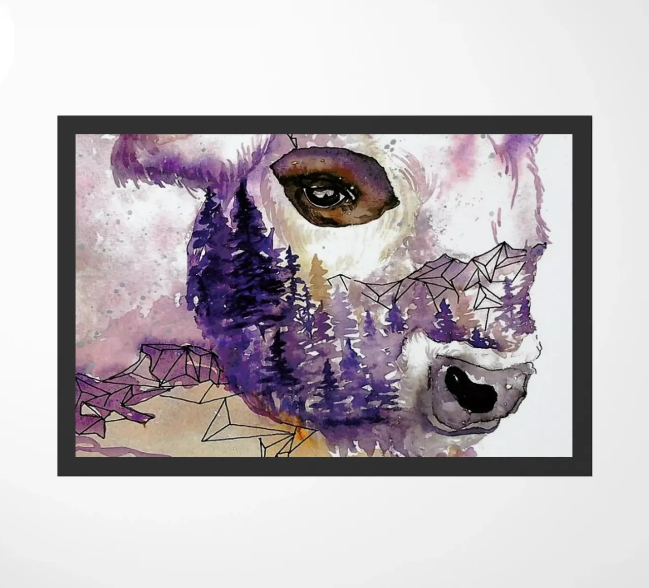 Buffalo Fußmatte von Larissa van der Laan