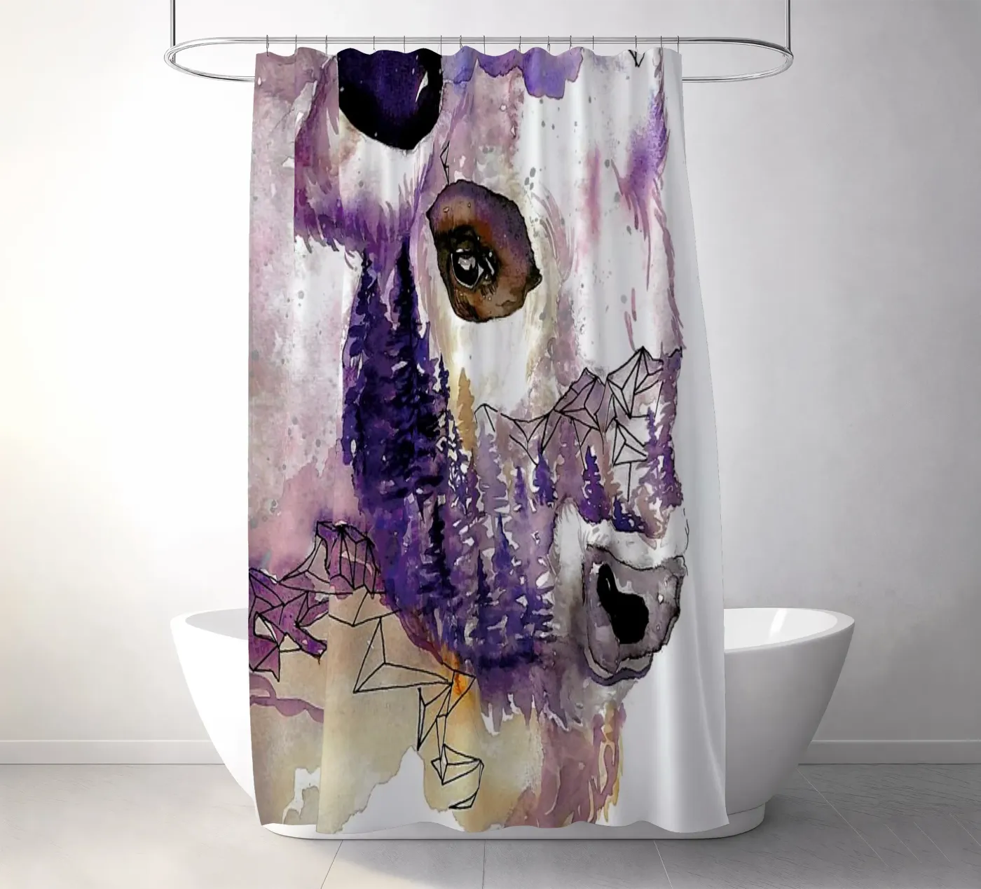 Buffalo douchegordijn van Larissa van der Laan