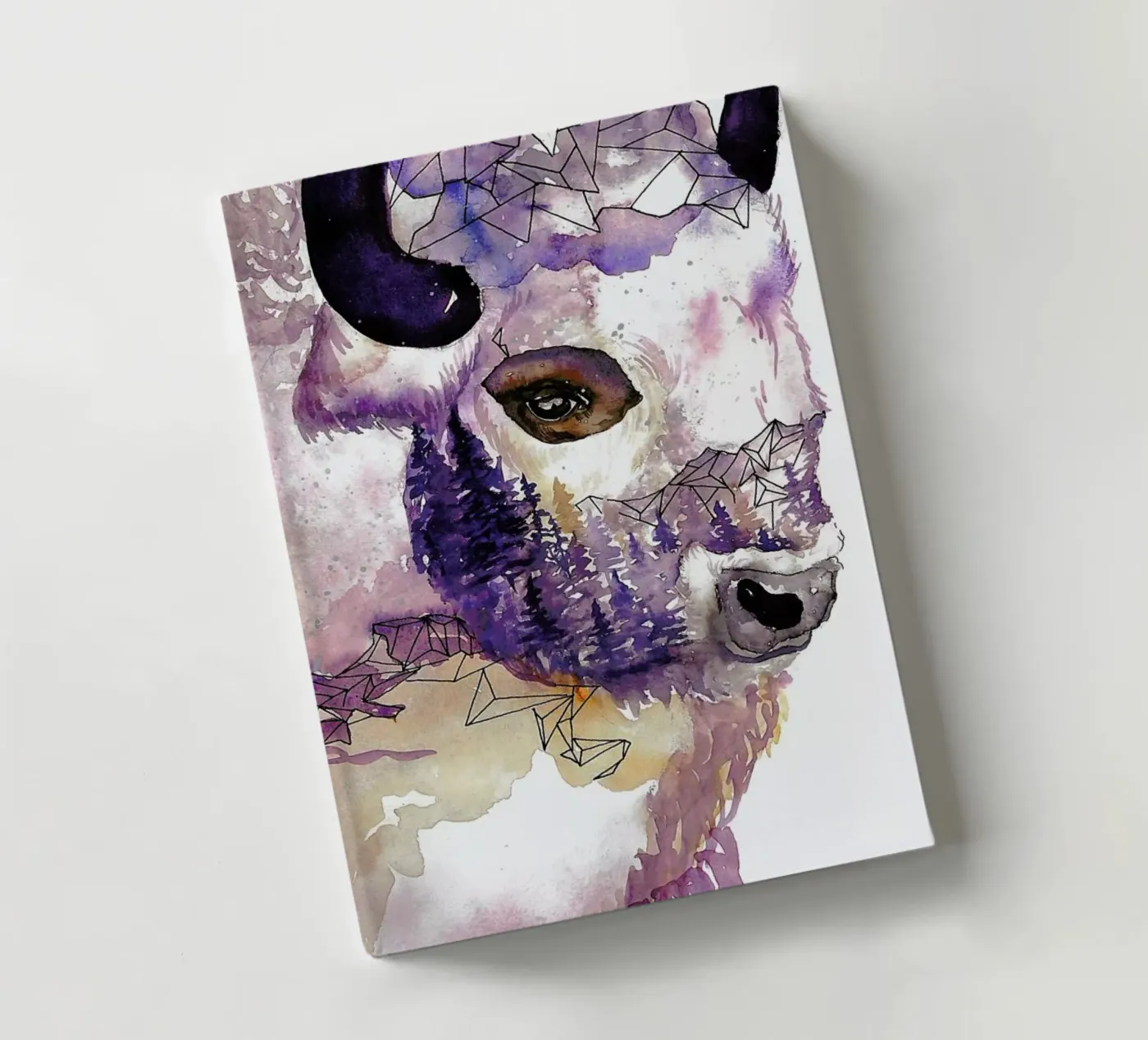 Buffalo notebook by Larissa van der Laan