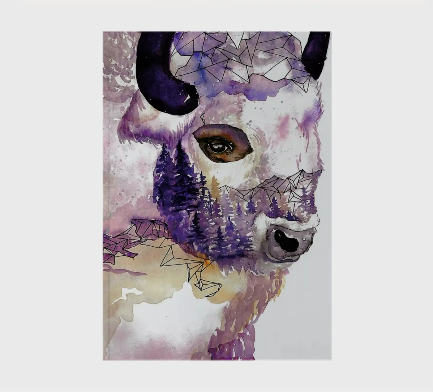 Buffalo notebook by Larissa van der Laan
