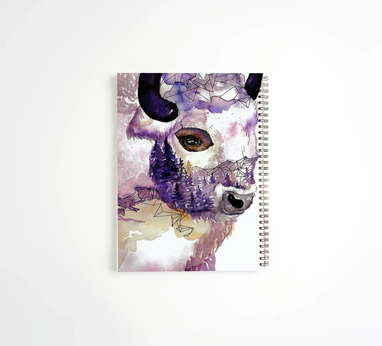 Buffalo spiral notebook by Larissa van der Laan