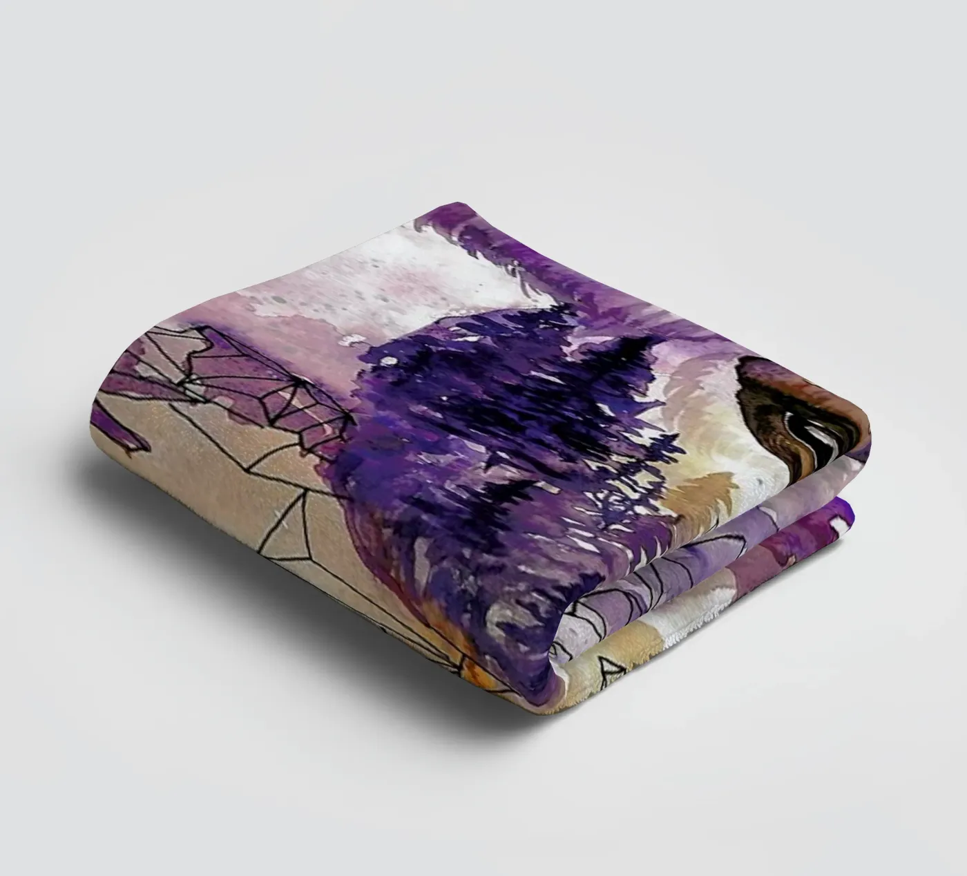 Buffalo badhanddoek van Larissa van der Laan