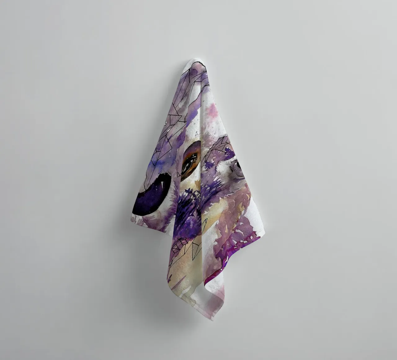 Buffalo badhanddoek van Larissa van der Laan