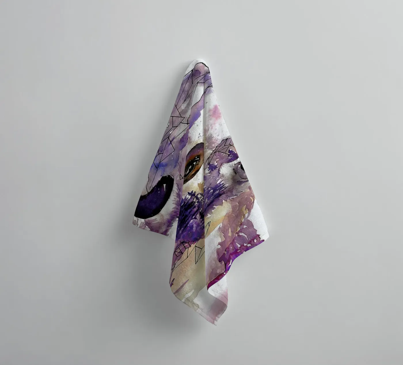 Buffalo badhanddoek van Larissa van der Laan