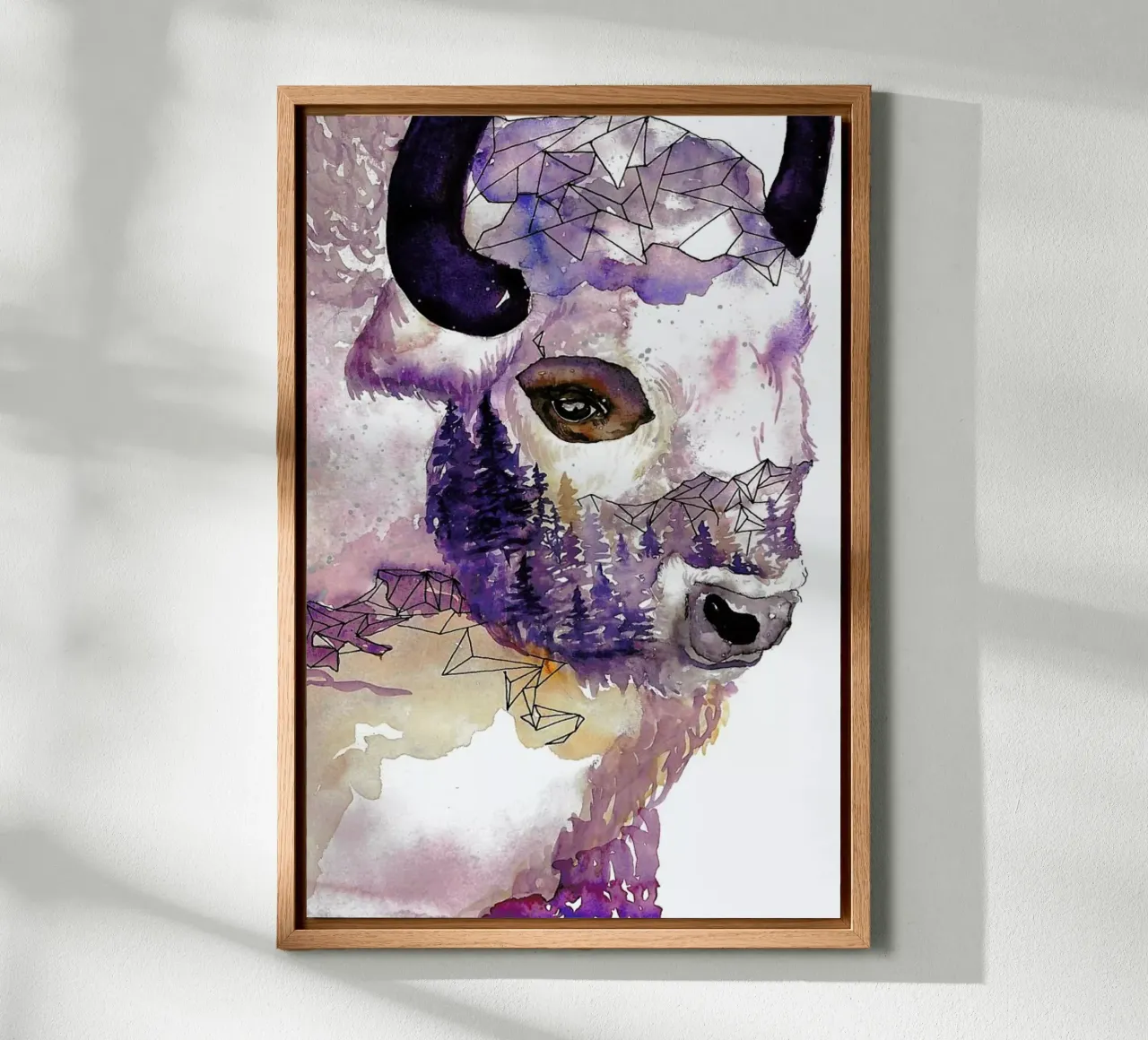Buffalo forex plate by Larissa van der Laan