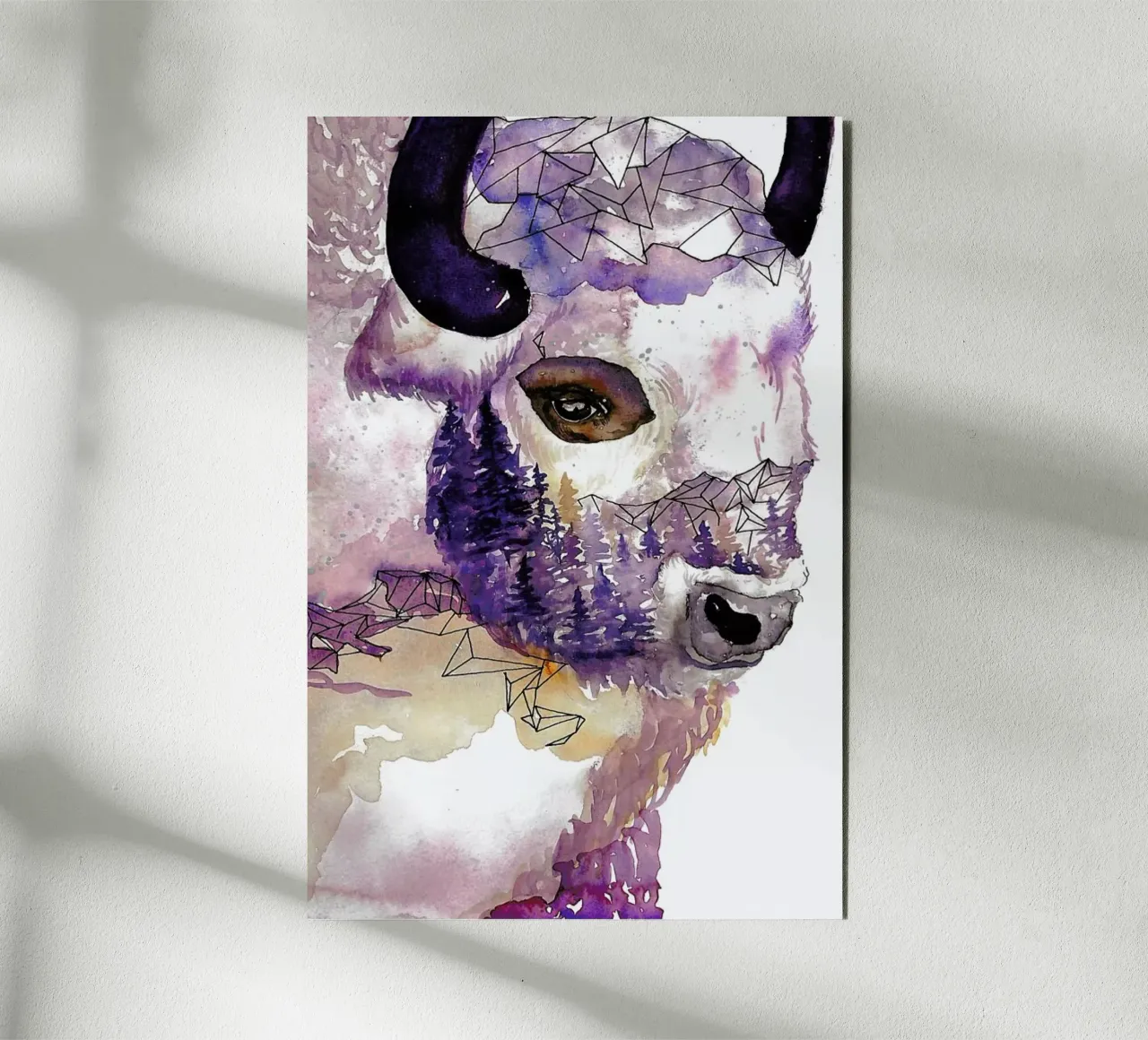 Buffalo forex plate by Larissa van der Laan