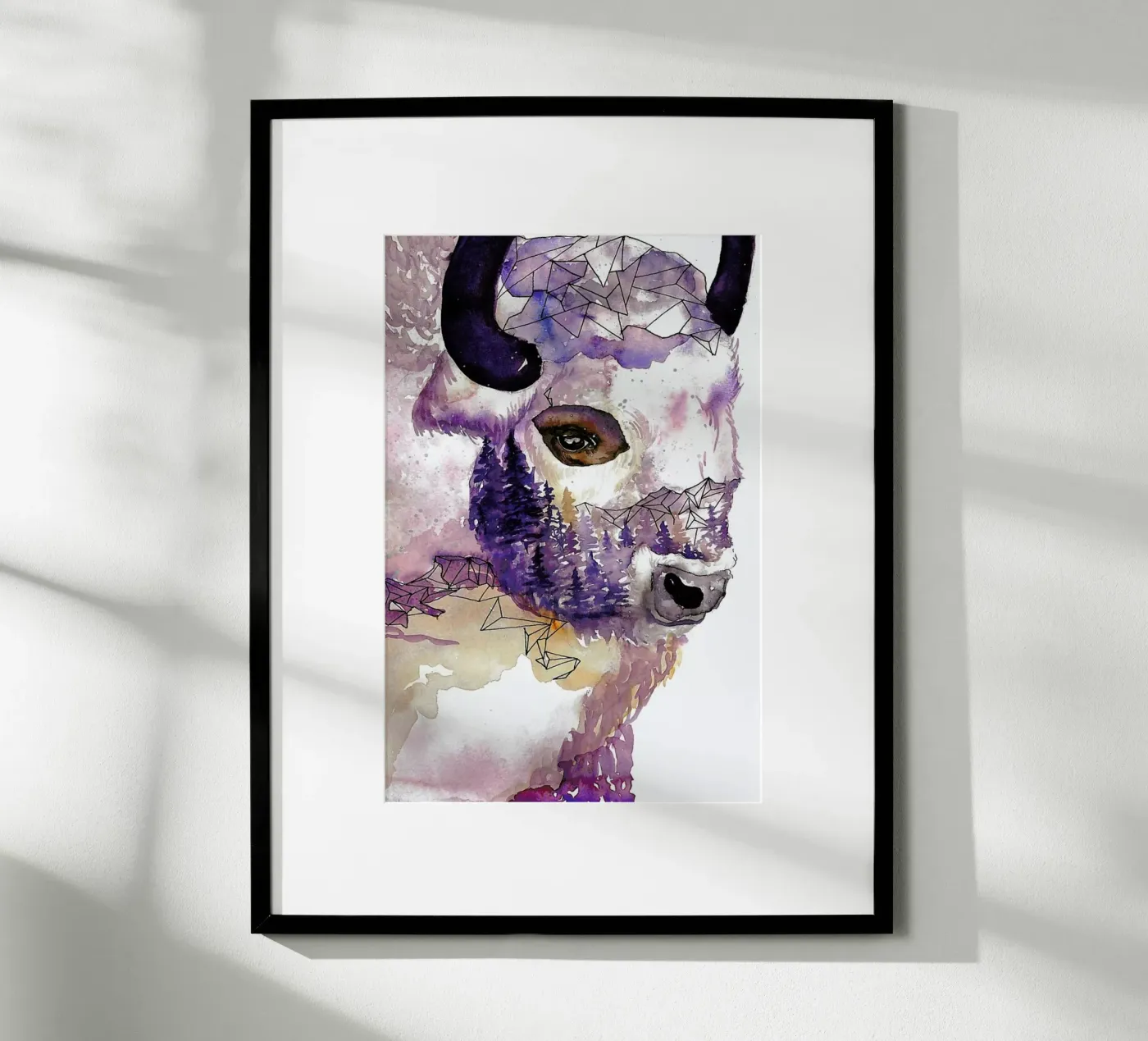 Buffalo poster by Larissa van der Laan