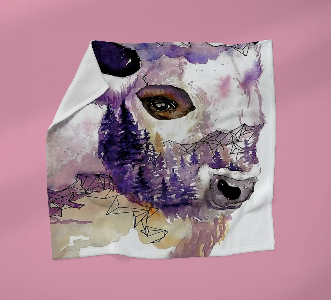 Buffalo Fleecedecke von Larissa van der Laan