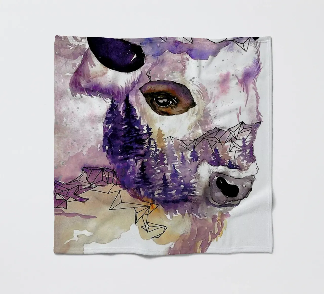 Buffalo Fleecedecke von Larissa van der Laan