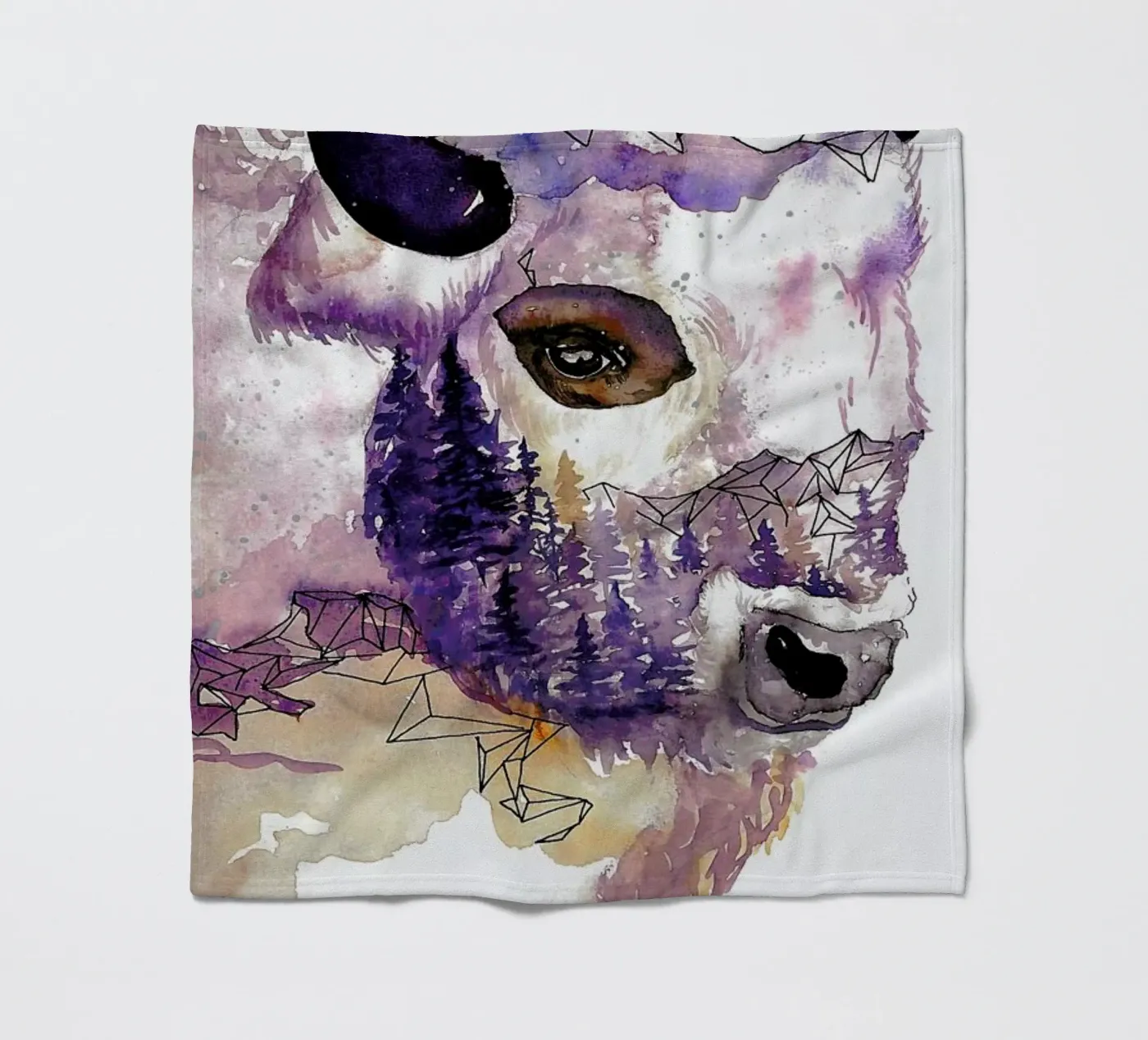 Buffalo Fleecedecke von Larissa van der Laan