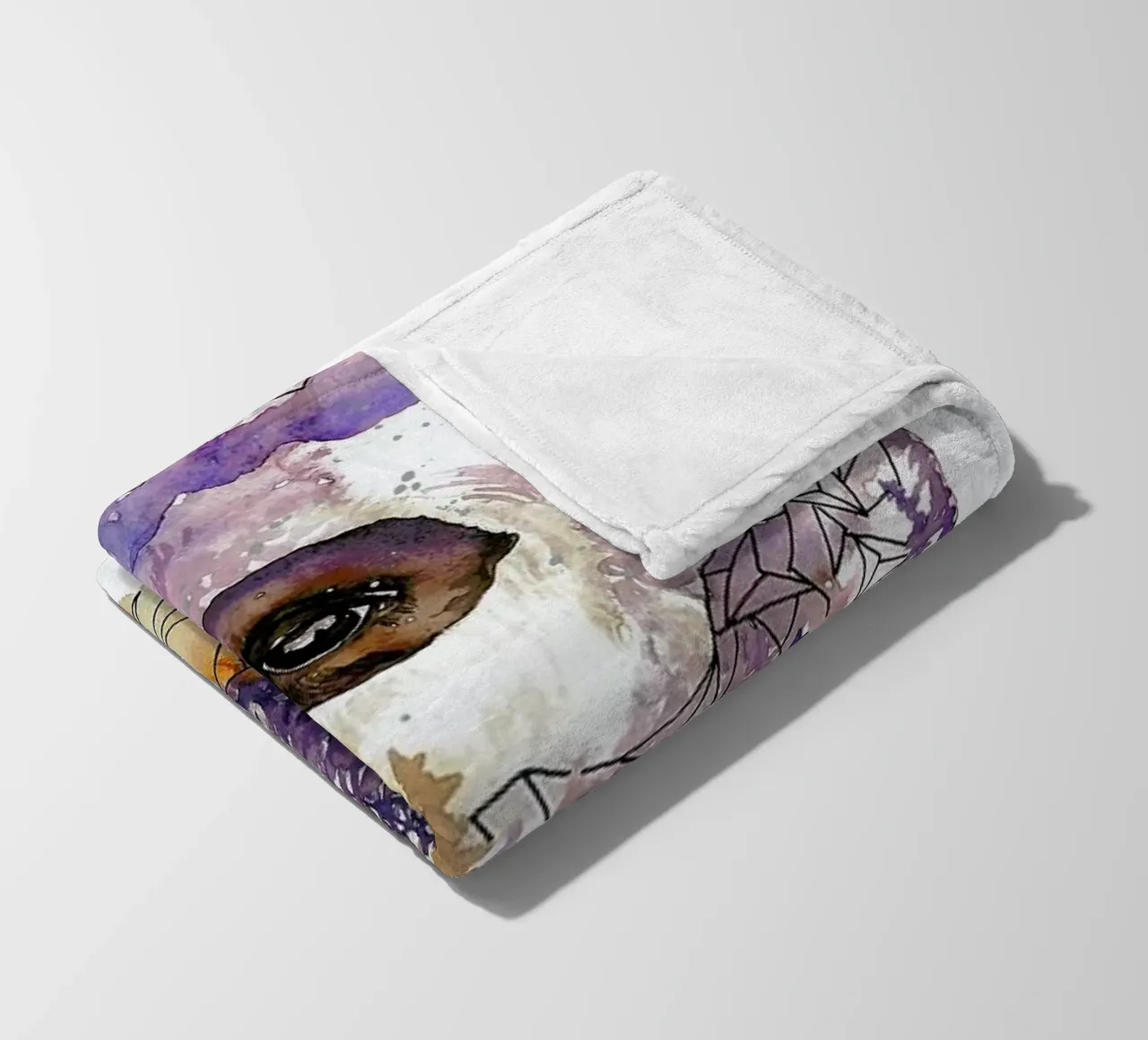 Buffalo Fleecedecke von Larissa van der Laan