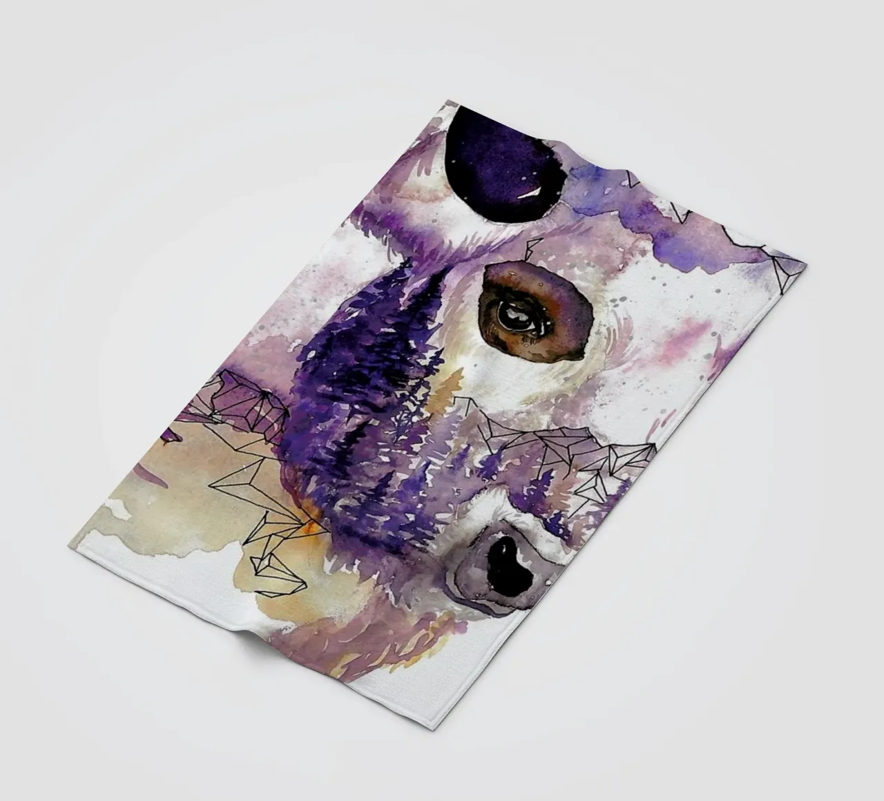 Buffalo Fleecedecke von Larissa van der Laan