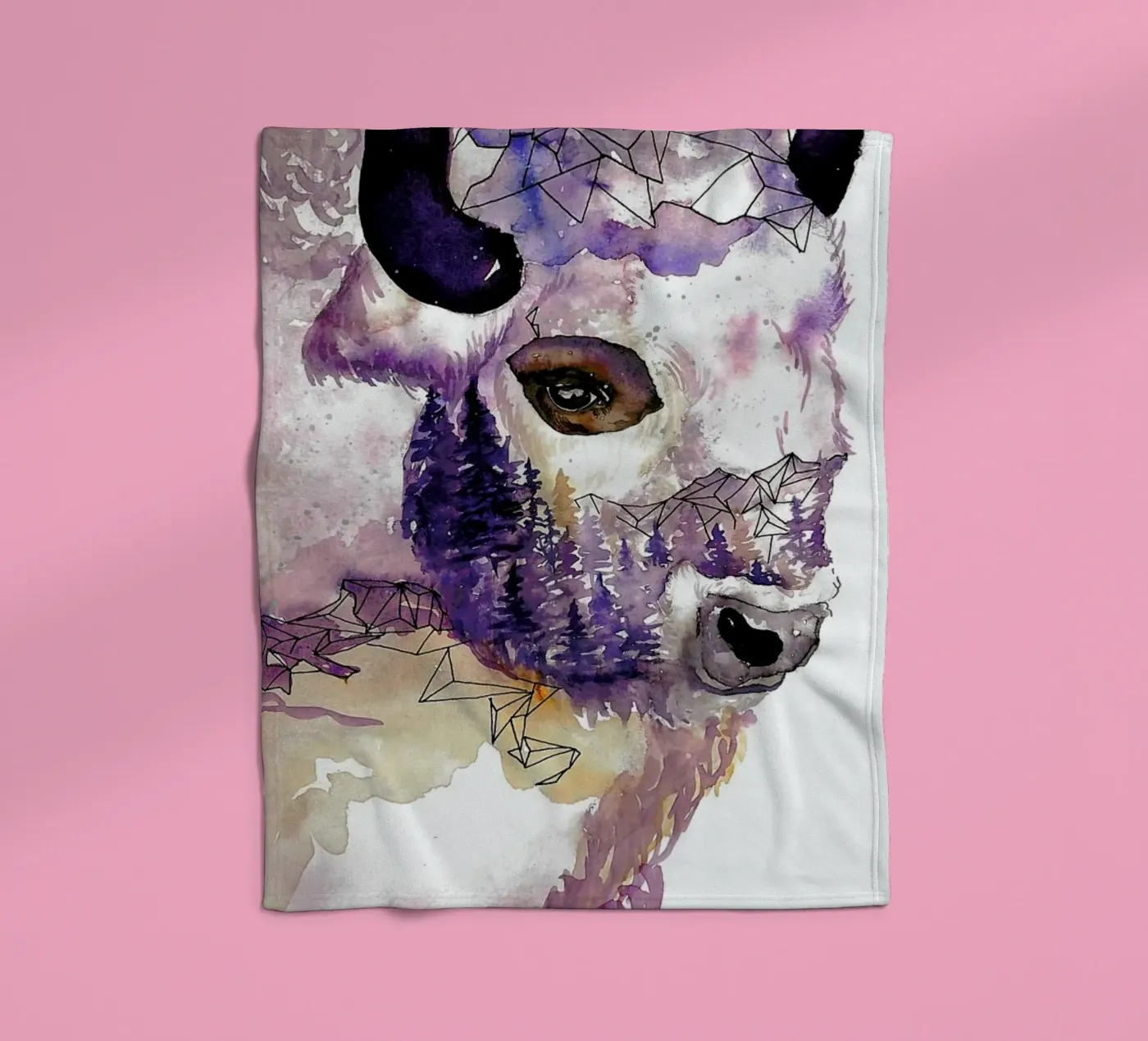 Buffalo fleecedeken van Larissa van der Laan