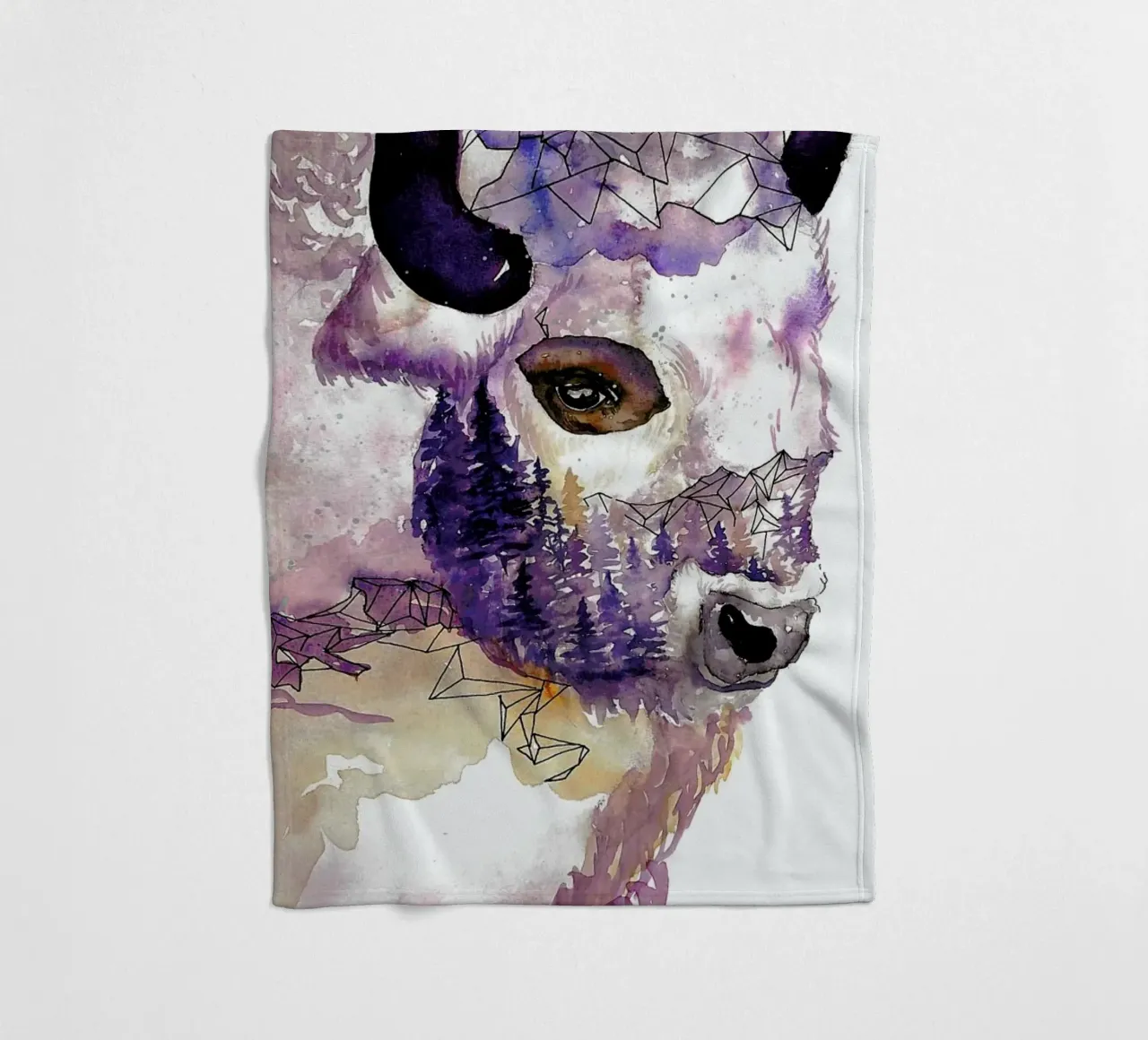 Buffalo Fleecedecke von Larissa van der Laan