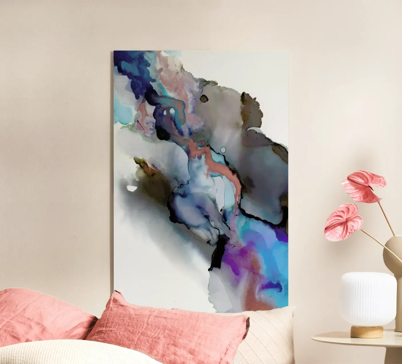 First Love acryl van Larissa van der Laan