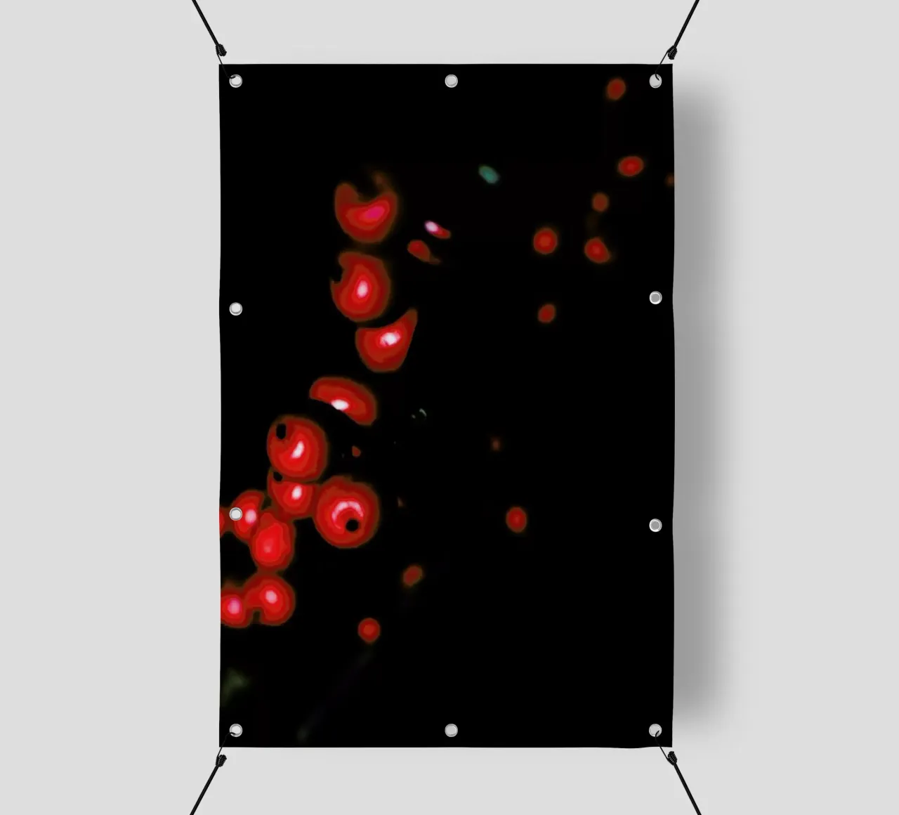 Dark Berries telo in pvc da Babett Schultze