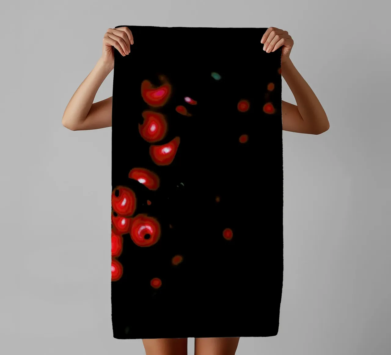 Dark Berries asciugamano da bagno da Babett Schultze