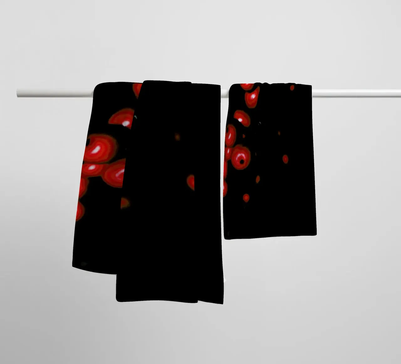 Dark Berries asciugamano da bagno da Babett Schultze