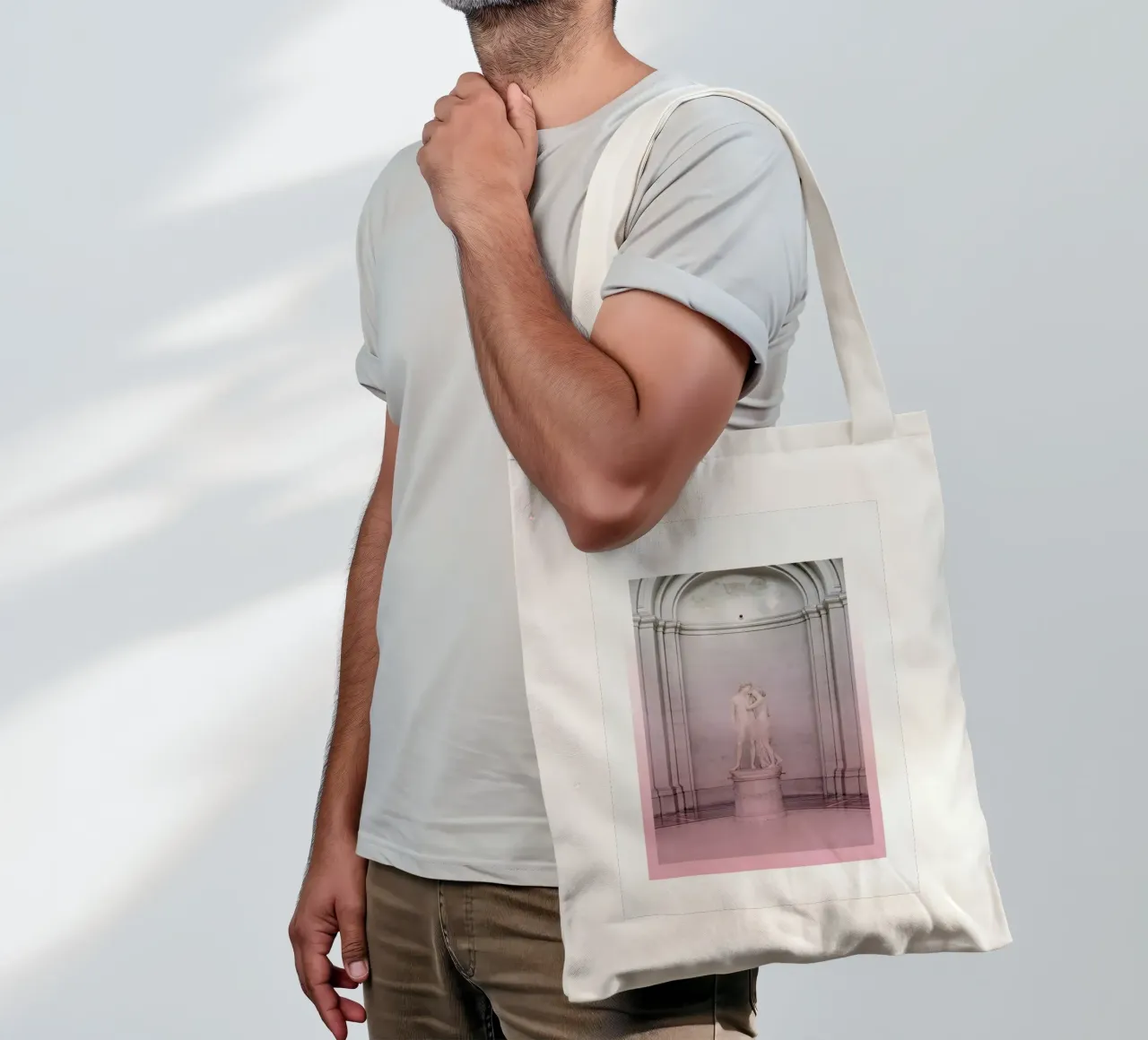 Adamus & Evalus borsa in juta da Nordic Creators