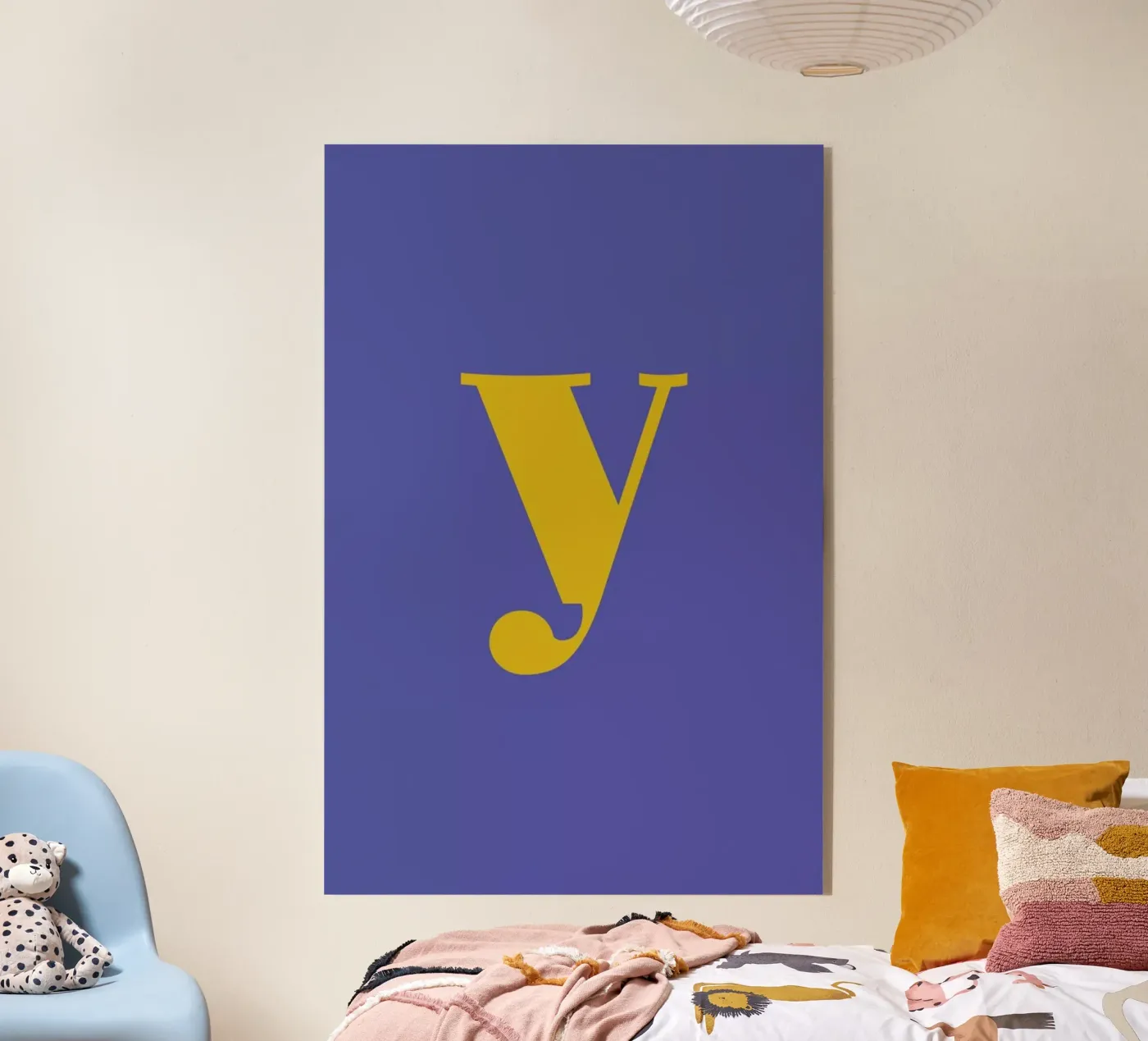 Blue Letter Y plexiglass da Studio One