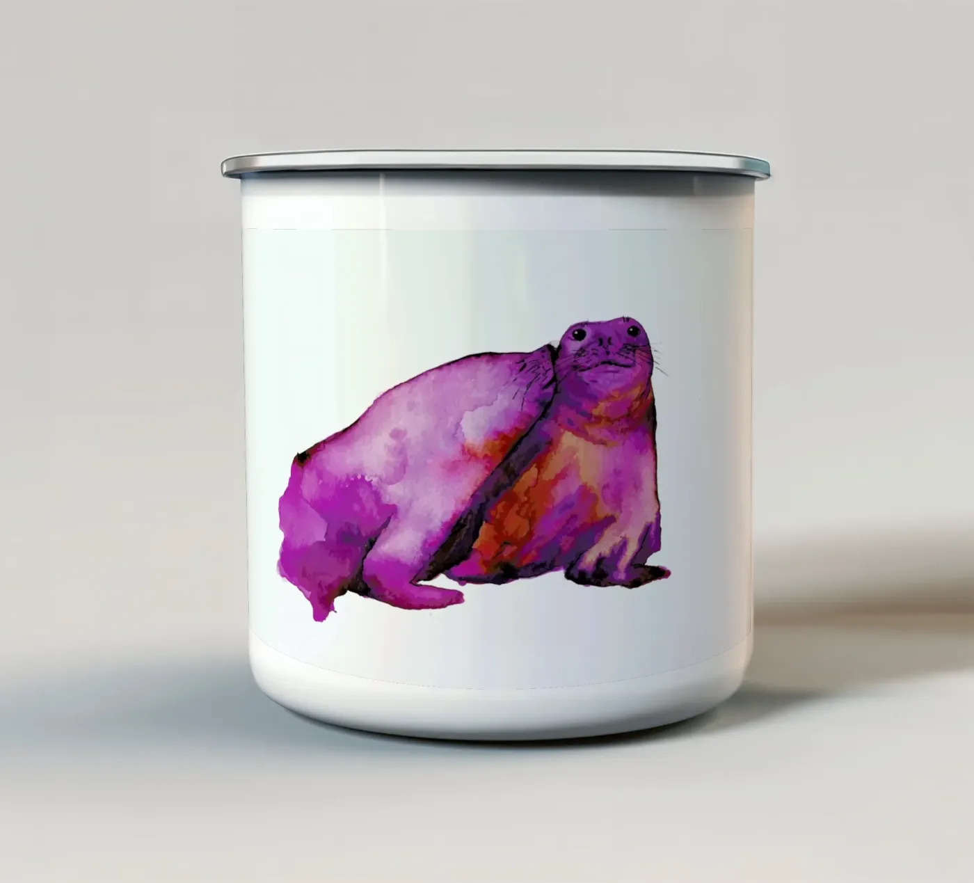 Do enamel mug by Larissa van der Laan