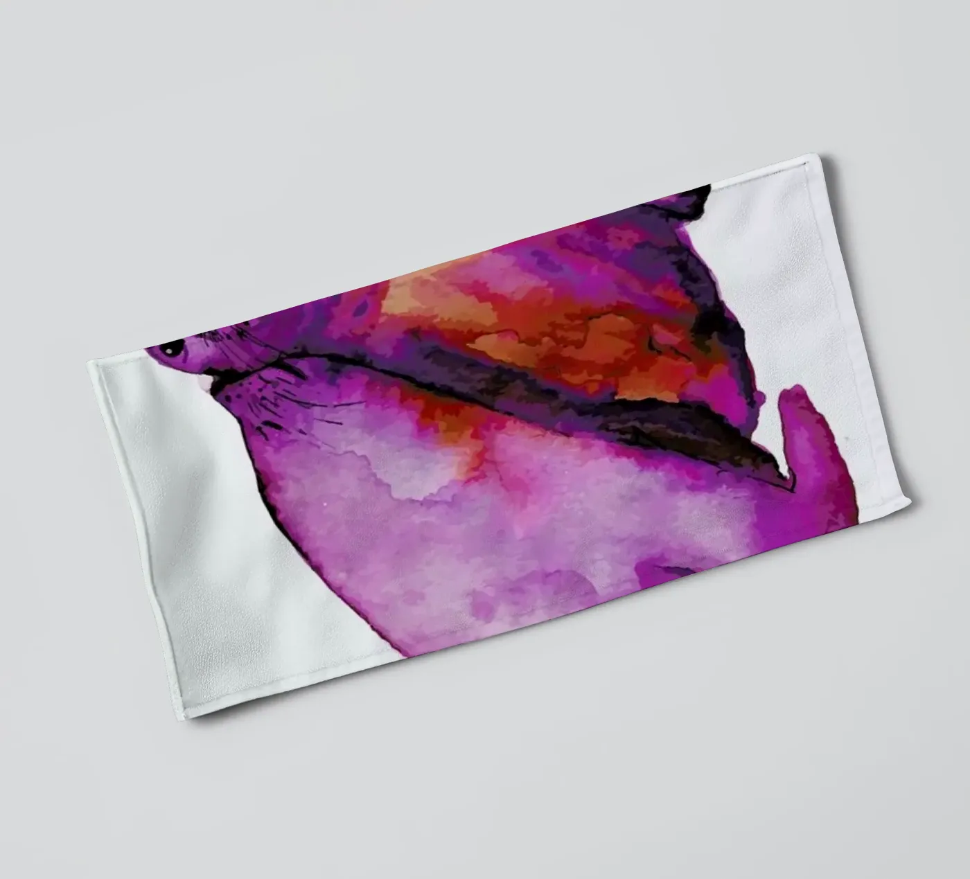 Do badhanddoek van Larissa van der Laan