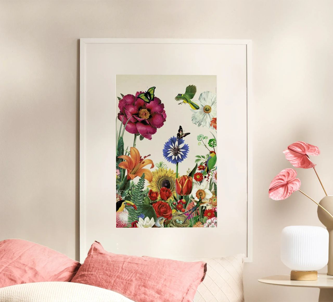 Garden Spring Flowers Poster von Kolorama